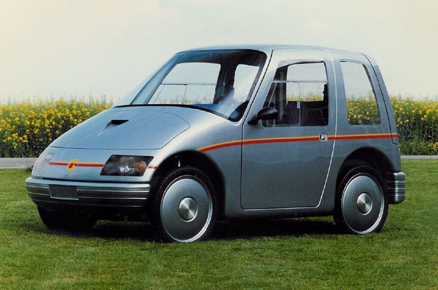 Piccolo, premier véhicule électrique par Bucher Leichtbau. Fabrication de la carrosserie pour plusieurs prototypes.