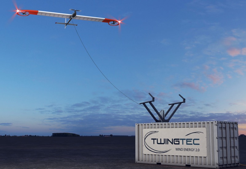 Twing von Twingtec Wind Energy 2.0. Mitwirkung bei der Evaluation des Strukturkonzepts für den Flügel.